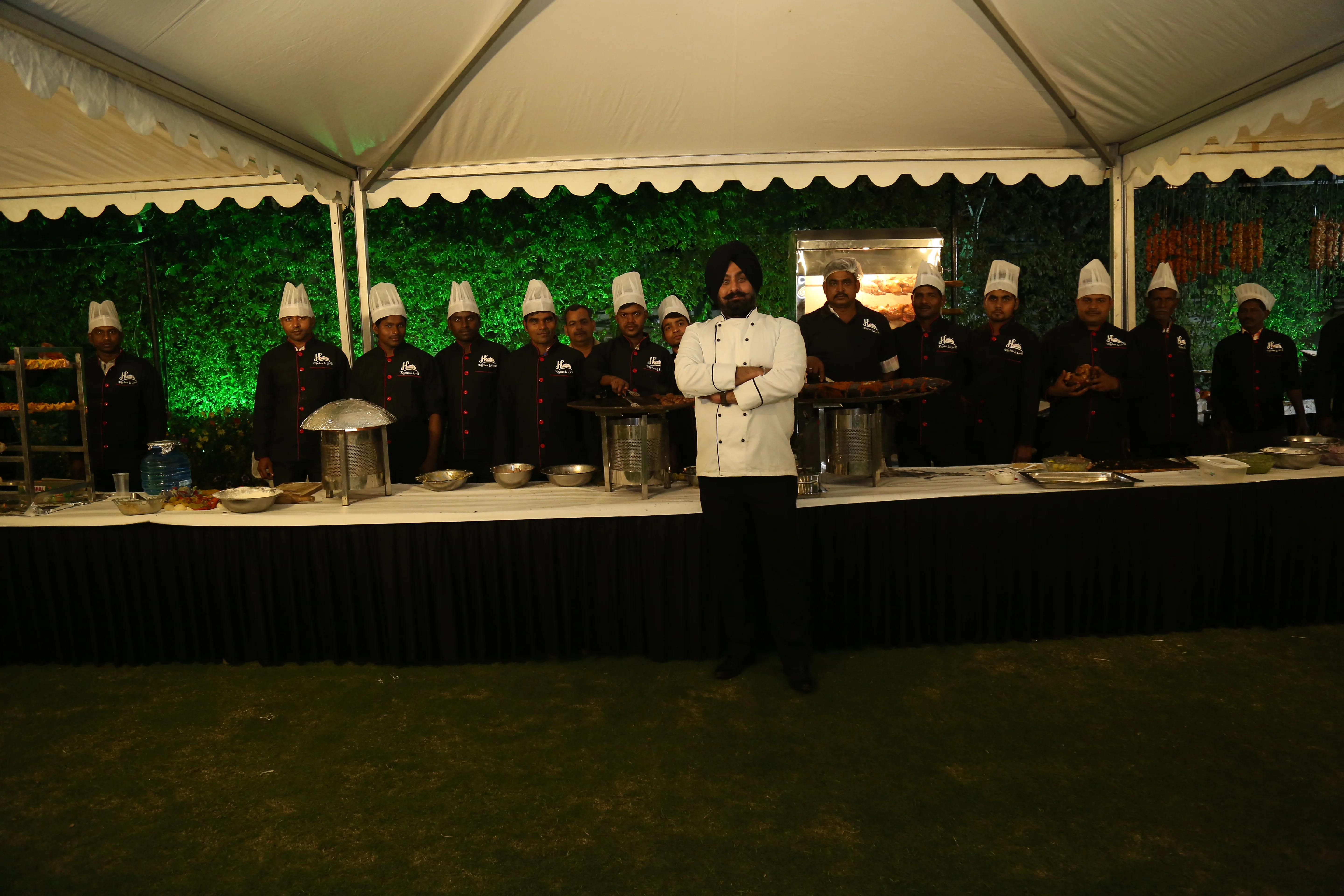 Chef Plating Fine Food
